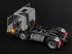 DAF CF 75 4x2 26 TONNE Truck - Animated 3D Model