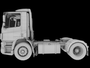 DAF CF 75 4x2 26 TONNE Truck - Animated 3D Model