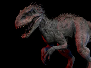 インドミナス レックス - アニメーションとリギング 3Dモデル