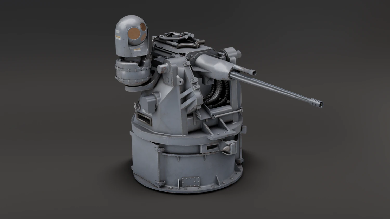 M242 Bushmaster - 522 Model 3D Model .c4d .max .obj .3ds .fbx .stl .blend 