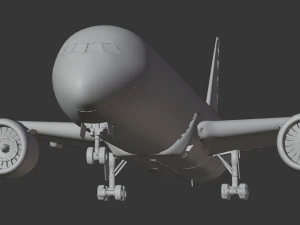 Boeing 787-9 Singapore Airlines - Animated and Rigged 3D Model