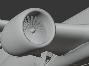 Boeing 787-9 Singapore Airlines - Animated and Rigged 3D Model