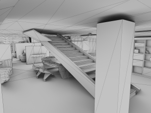 AIRBUS A380 with Interiors 3D 模型