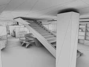 AIRBUS A380 with Interiors 3D Model