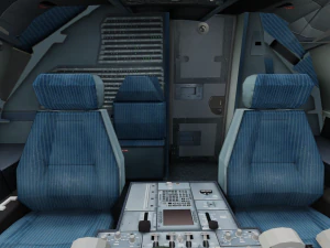 AIRBUS A380 with Interiors 3D Model