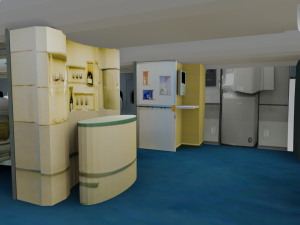 AIRBUS A380 with Interiors 3D 模型