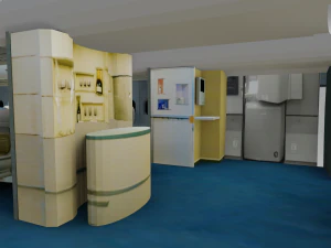 AIRBUS A380 with Interiors 3D Model