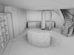 AIRBUS A380 with Interiors 3D Model