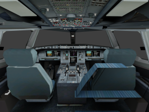 AIRBUS A380 with Interiors 3D 模型