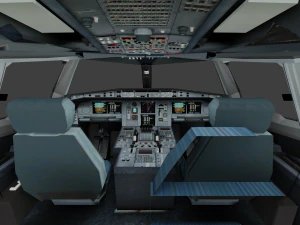AIRBUS A380 with Interiors 3D Model