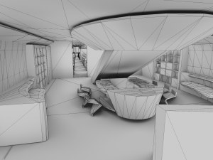 AIRBUS A380 with Interiors 3D 模型