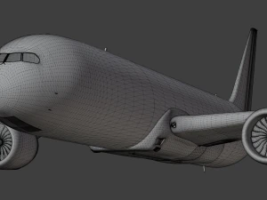 AIRBUS A380 with Interiors 3D Model