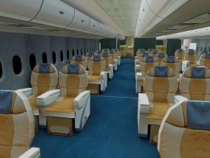 AIRBUS A380 with Interiors 3D Model