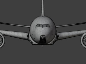 AIRBUS A380 with Interiors 3D Model