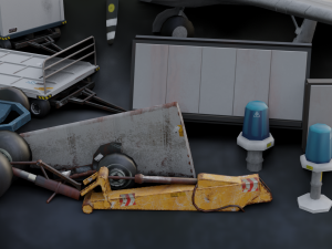 Airfield Set Pack 3D Model