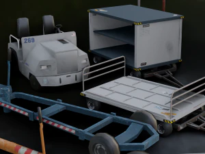 Airfield Set Pack 3D Model