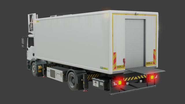 Airport Catering Truck - Animated 3D Модель In Грузовик 3DExport