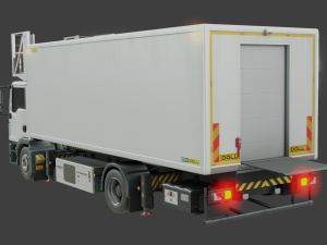 Airport Catering Truck - Animated 3D Model