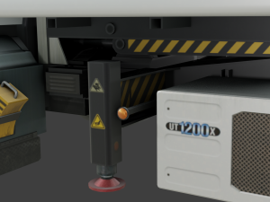Airport Catering Truck - Animated 3D Model