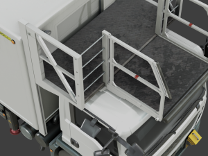 Airport Catering Truck - Animated 3D Model