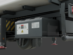 Airport Catering Truck - Animated 3D Model