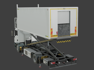 Airport Catering Truck - Animated 3D Model