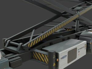 Airport Catering Truck - Animated 3D Model