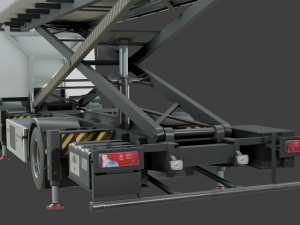 Airport Catering Truck - Animated 3D Model