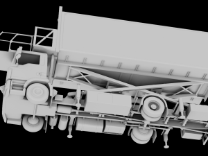 Airport Catering Truck - Animated 3D Model
