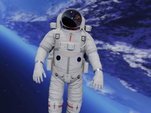 Astronaut - Animated and Rigged 3D Model