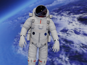 Astronaut - Animated and Rigged 3D Model