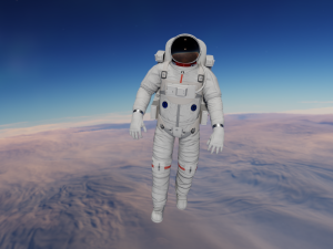 Astronaut - Animated and Rigged 3D Model