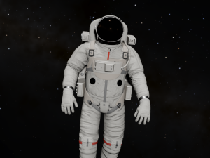 Astronaut - Animated and Rigged 3D Model