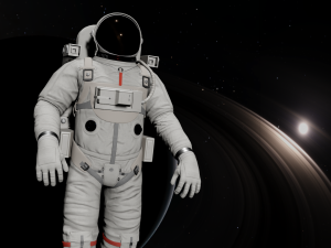 Astronaut - Animated and Rigged 3D Model