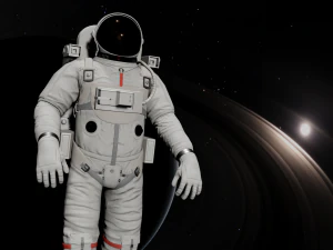 Astronaut - Animated and Rigged 3D Model
