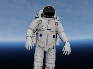 Astronaut - Animated and Rigged 3D Model