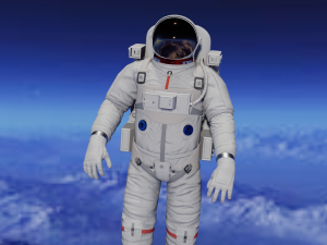 Astronaut - Animated and Rigged 3D Model
