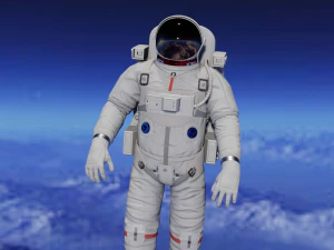 Astronaut - Animated and Rigged 3D Model