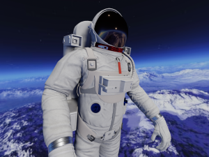 Astronaut - Animated and Rigged 3D Model