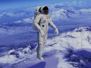 Astronaut - Animated and Rigged 3D Model