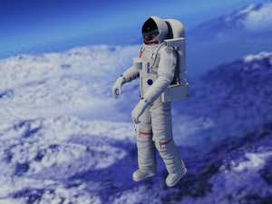Astronaut - Animated and Rigged 3D Model