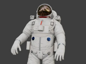 Astronaut - Animated and Rigged 3D Model