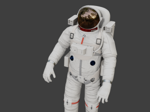 Astronaut - Animated and Rigged 3D Model