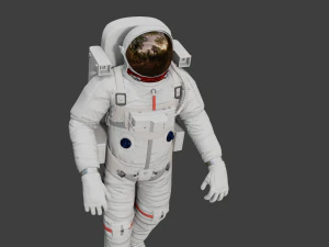 Astronaut - Animated and Rigged 3D Model