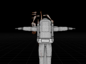 Astronaut - Animated and Rigged 3D Model