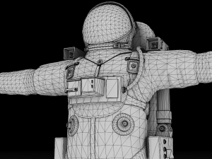 Astronaut - Animated and Rigged 3D Model