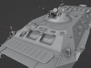 BTR 80 Military Vehicle 3D 模型