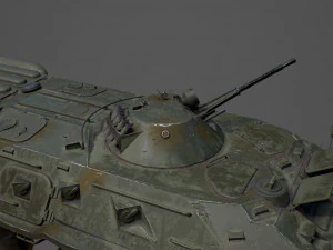BTR 80 Military Vehicle 3D Model