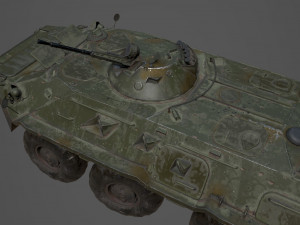 BTR 80 Military Vehicle 3D 模型
