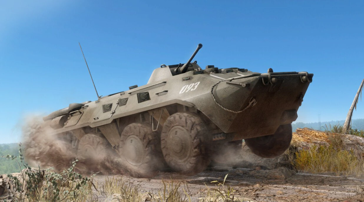 BTR 80 Military Vehicle 3D Model .c4d .max .obj .3ds .fbx .stl .blend 